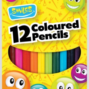 SMILES RANGE COLOURED PENCILS X 12
