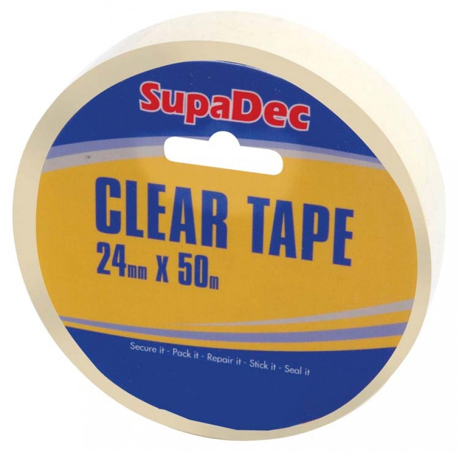 Clear Tape Roll 24mm x 50m