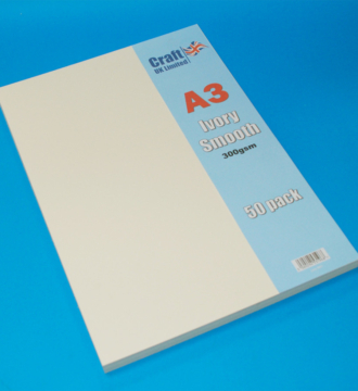 A3 Smooth Ivory Card 300gsm - Pack of 50