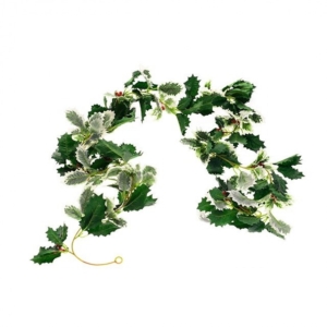 Mixed Holly Garland 2m