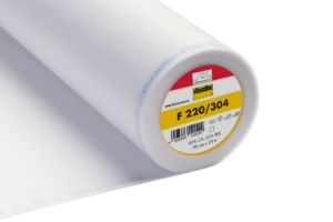 Interlining: Medium: Standard: Iron-on  White SOLD BY THE METRE