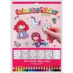 Colouring Sticker Book