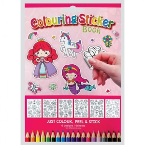 Colouring Sticker Book