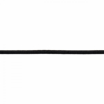 Black Round Elastic 4mm x 1m