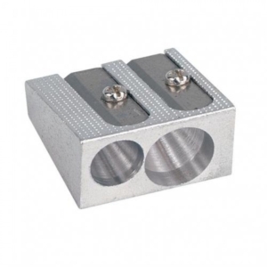 Pencil Sharpener Metal Double Hole