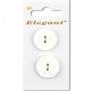 Sirdar Elegant Buttons - White 22mm