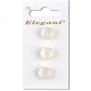 Sirdar Elegant Buttons - White 12mm