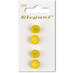Sirdar Elegant Buttons - Yellow 11mm