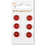 Sirdar Elegant Buttons - Red 11mm