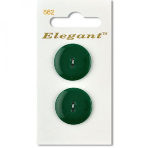 Sirdar Elegant Buttons - Kelly Green 2-HL 22mm