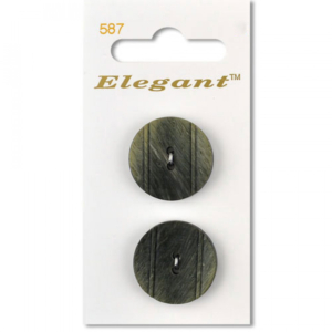 Sirdar Elegant Buttons - Olive 22mm