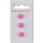 Sirdar Elegant Buttons - Fuchsia Flower 12mm