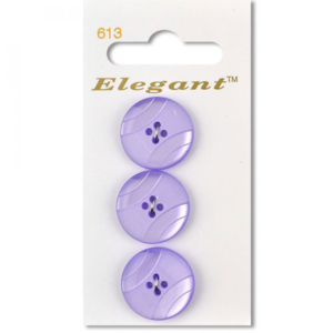 Sirdar Elegant Buttons - Lavender 4-Hole 19mm