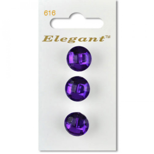 Sirdar Elegant Buttons - Purple  28mm