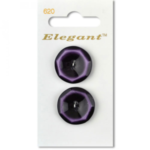 Sirdar Elegant Buttons - Purple 22mm