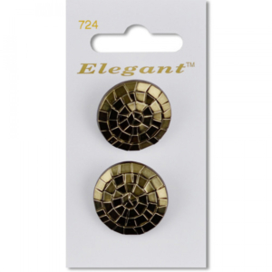 Sirdar Elegant Buttons - Old Gold 25mm