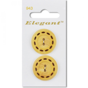 Sirdar Elegant Buttons - Wood 25mm