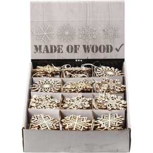 Wooden Christmas Tree Decorations