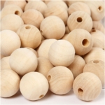Wooden Natural Bead With Hole