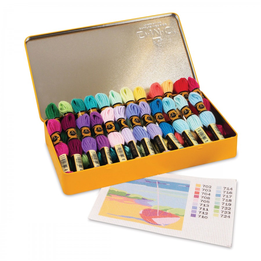 DMC Tapestry Wool Collectors Tin