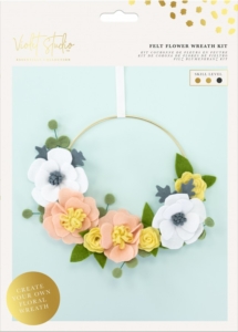Violet Studio Felt Flower Wreath Kit