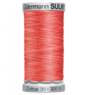 Gutermann Variegated Cotton Thread No. 30 300m