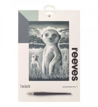 Reeves Silver Scraperfoil - Meerkats
