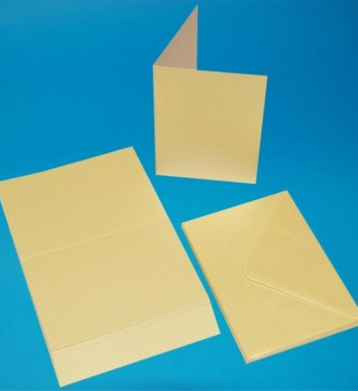 Pack of 50 C6 Blank Cards & Envelopes - Centura Pearl