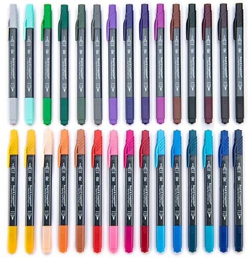 Royal & Langnicket Dual Tip Artists Markers Pk 30 - Image 2