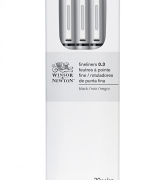 Winsor & Newton Fineliner Black 0.3mm (Box of 20)