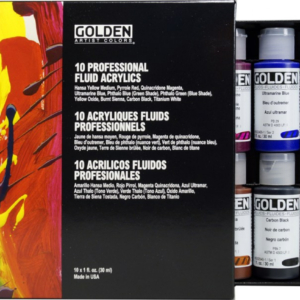Golden Fluid Acrylic Set of 10 x 30ml