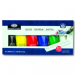 Royal & Langnickel Essentials Artists Acrylic Paint Set of 6 x 75ml