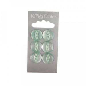 King Cole Fish-Eye Buttons - Green (Medium)