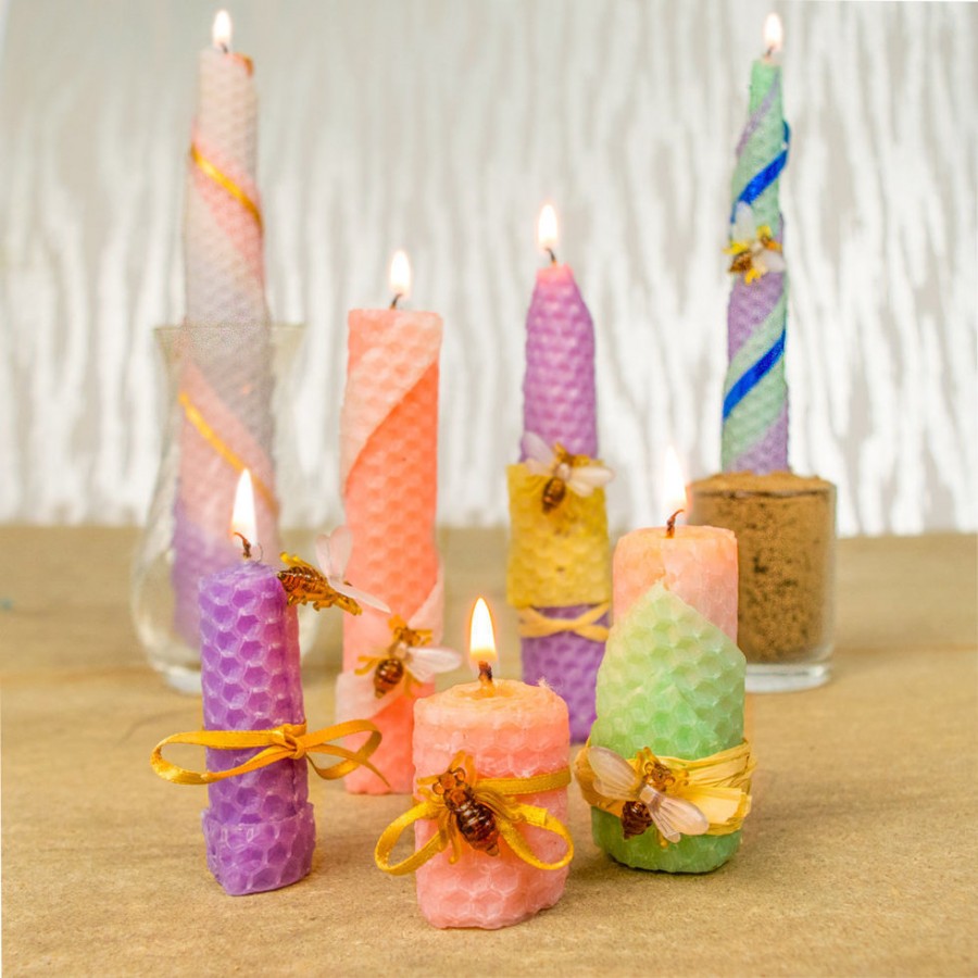 Beeswax Sheet Candle Kit