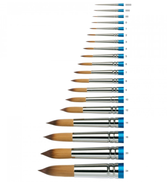 Cotman Watercolour Brush - Round Short Handle (Series 111)