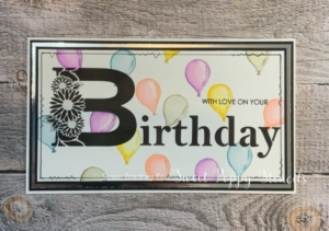 Sweet Poppy Greeting Stencil: