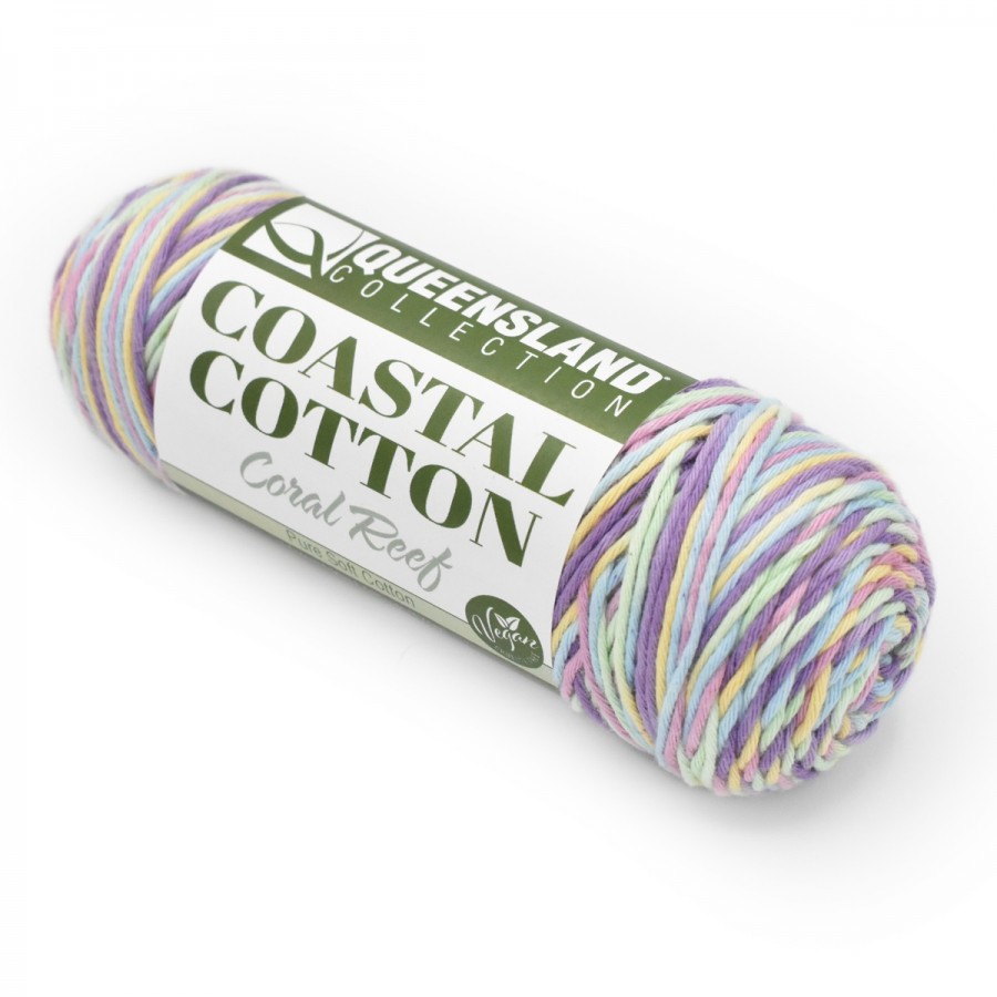 Queensland Costal Cottom Coral Reef Pure Cotton