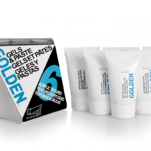 Golden Acrylic Textures Set of 6 x 59ml Tubes