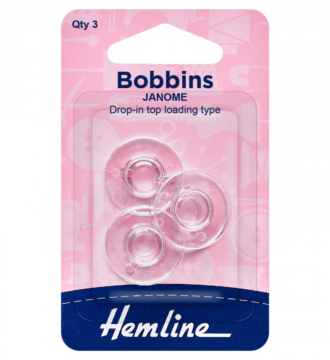 Hemline Plastic Bobbin: Janome/New Home