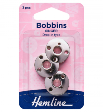 Hemline Metal Bobbin: Singer/Class 66k