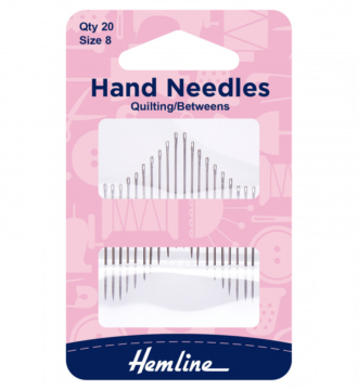 Hemline Hand Sewing Needles Between/Quilting Size 8