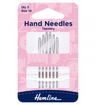 Hemline Hand Sewing Needles Tapestry Size 16