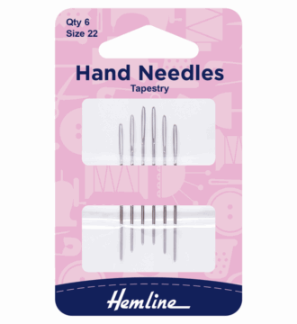 Hemline Hand Sewing Needles Tapestry Size 22