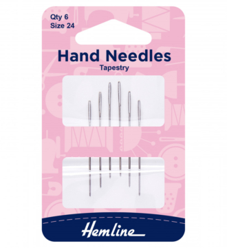 Hemline Hand Sewing Needles Tapestry Size 24