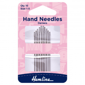 Hemline Hand Sewing Needles Darner Size 1-5
