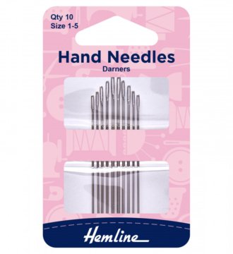 Hemline Hand Sewing Needles Darner Size 1-5