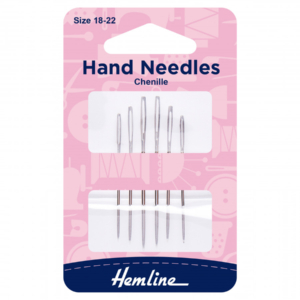 Hemline Hand Sewing Needles Chenille Size 18-22