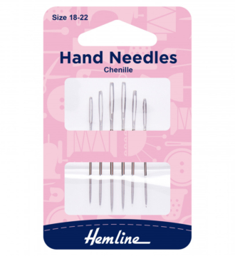 Hemline Hand Sewing Needles Chenille Size 18-22