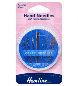 Hemline Hand Sewing Needles Compact - Craft Assortment
