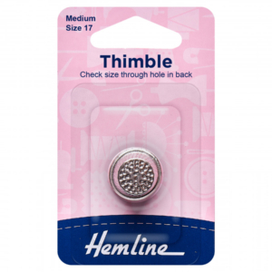 Hemline Metal Thimble - Small (Size 16)